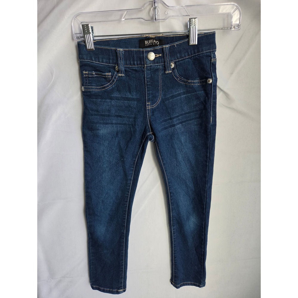 Buffalo David Bitton Conver Jeans Girls Blue Dark Wash Skinny Mid Rise